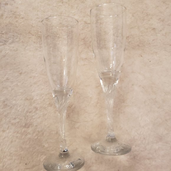 [Style Setter] Private Party Twist Stem Champagne Flutes - Set Of Two - Picture 6 of 8